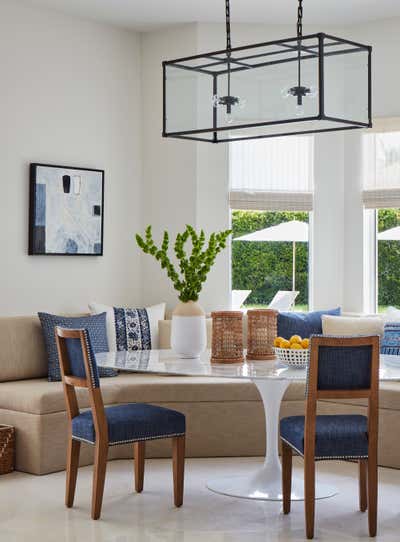 Coastal Vacation Home Dining Room. Davie, Florida by Foley & Cox.