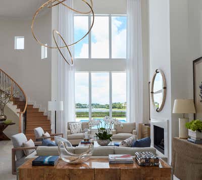  Coastal Vacation Home Living Room. Davie, Florida by Foley & Cox.