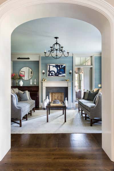  Traditional Family Home Living Room. Atherton Residence  by Tineke Triggs Artistic Designs For Living.