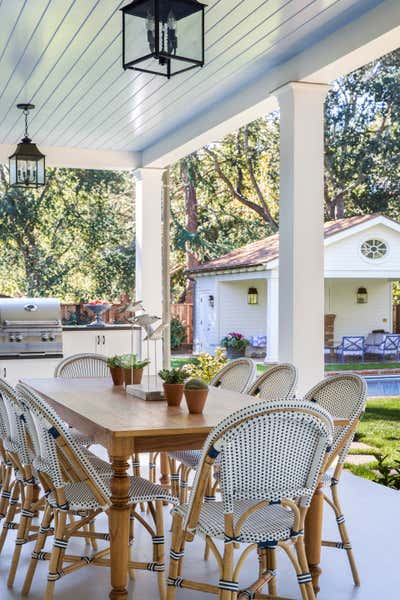  Traditional Family Home Patio and Deck. Atherton Residence  by Tineke Triggs Artistic Designs For Living.
