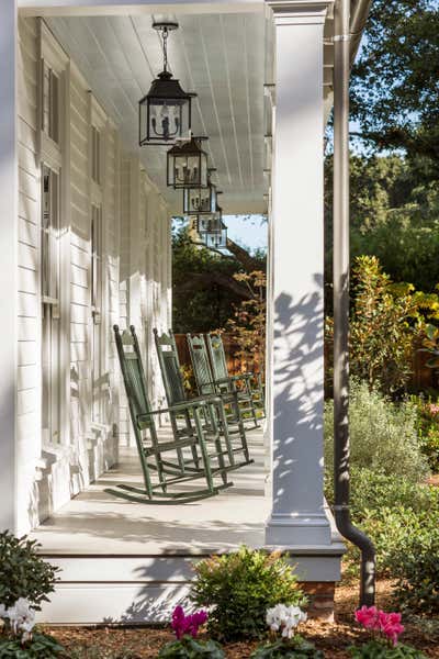 Traditional Patio and Deck. Atherton Residence  by Tineke Triggs Artistic Designs For Living.