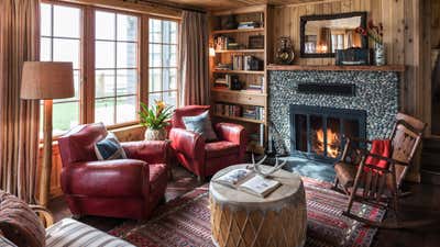  Coastal Vacation Home Living Room. Whidbey Island Retreat by Hoedemaker Pfeiffer.