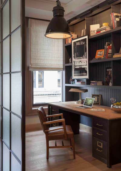  Contemporary Apartment Office and Study. 5th Avenue Residence by J.D. Ireland Interior Architecture + Design.