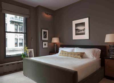 Contemporary Apartment Bedroom. 5th Avenue Residence by J.D. Ireland Interior Architecture + Design.