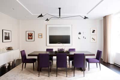  Modern Apartment Dining Room. West End Avenue  by D'Apostrophe Design.