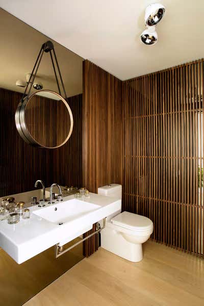  Modern Apartment Bathroom. W 19th Street  by D'Apostrophe Design.