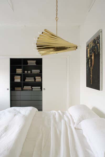  Minimalist Apartment Bedroom. GREENWHICH VILLAGE PIED-À-TERRE by Magdalena Keck Interior Design.