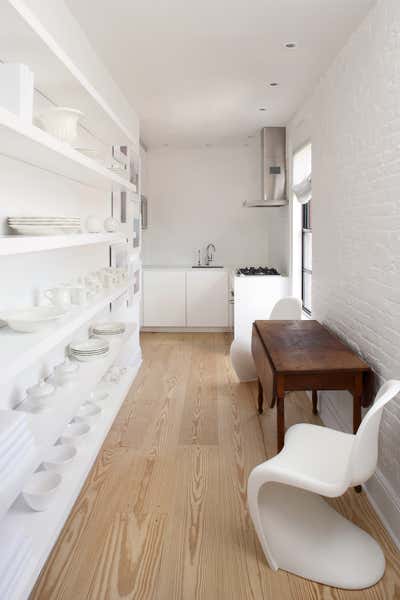  Minimalist Apartment Kitchen. GREENWHICH VILLAGE PIED-À-TERRE by Magdalena Keck Interior Design.