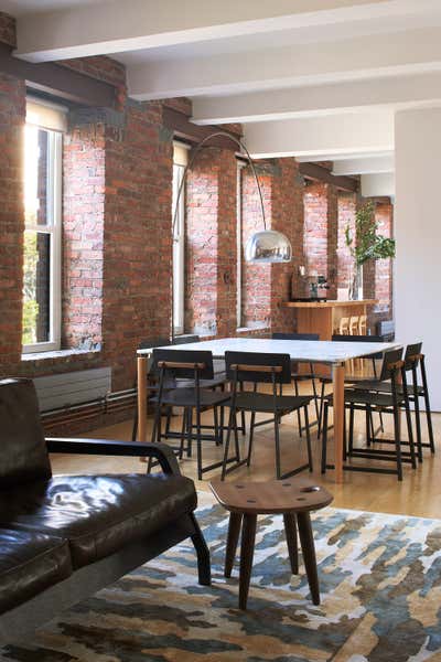  Contemporary Apartment Dining Room. CHINATOWN LOFT by Magdalena Keck Interior Design.