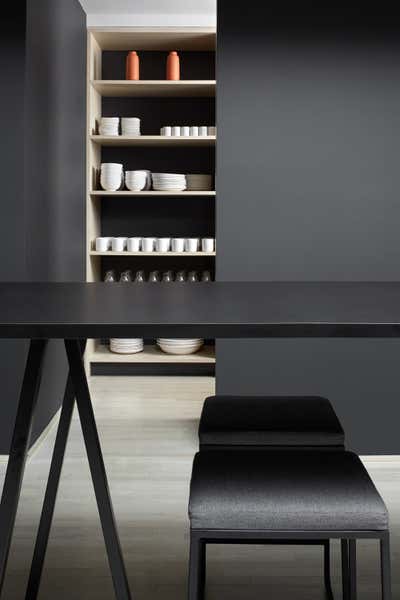  Contemporary Minimalist Office Kitchen. SQUARE INC. by Magdalena Keck Interior Design.