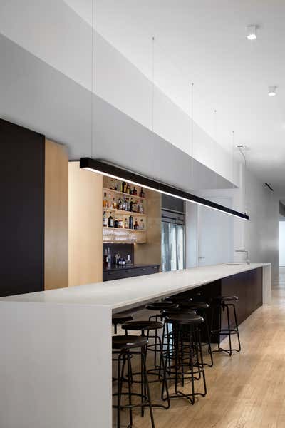  Minimalist Office Kitchen. SQUARE INC. by Magdalena Keck Interior Design.