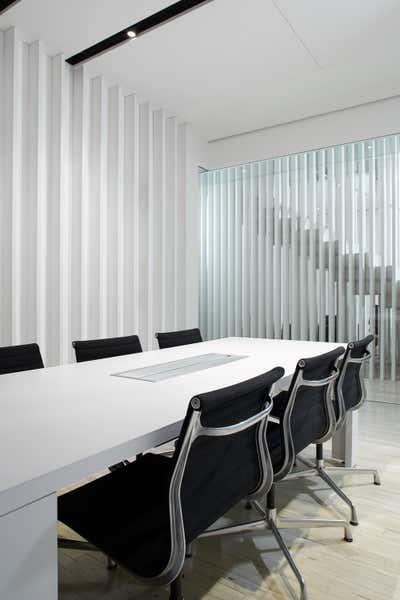  Contemporary Minimalist Office Meeting Room. SQUARE INC. by Magdalena Keck Interior Design.