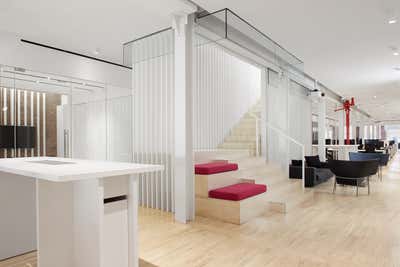  Contemporary Minimalist Office Workspace. SQUARE INC. by Magdalena Keck Interior Design.