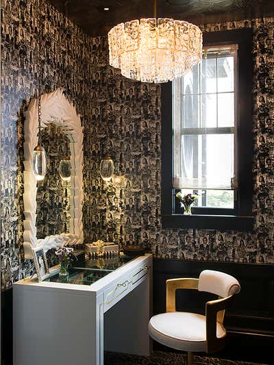  Hollywood Regency Bathroom. San Francisco Decorator Showcase by Tineke Triggs Artistic Designs For Living.