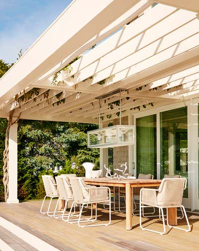  Contemporary Beach House Patio and Deck. Water Mill Residence by Amy Lau Design.
