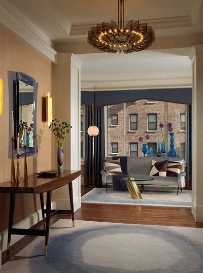  Contemporary Apartment Entry and Hall. Chicago Residence by Amy Lau Design.