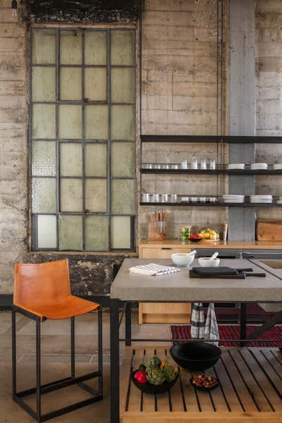  Industrial Apartment Kitchen. Venice Loft by Alexander Design.