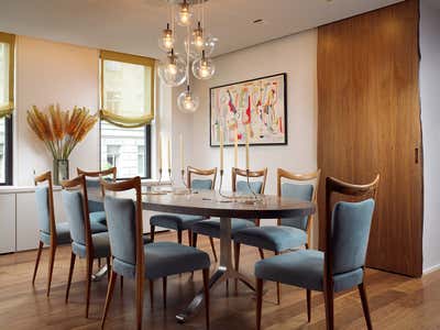  Modern Family Home Dining Room. Central Park West Family Home by Amy Lau Design.