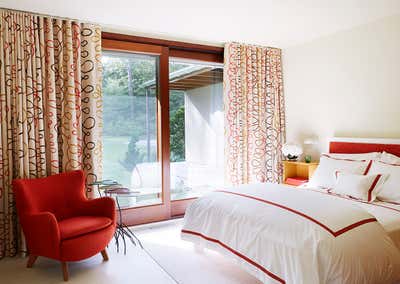  Modern Country House Bedroom. East Hampton Retreat  by Amy Lau Design.