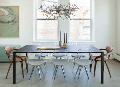  Contemporary Apartment Dining Room. Chelsea Penthouse by Lucy Harris Studio.