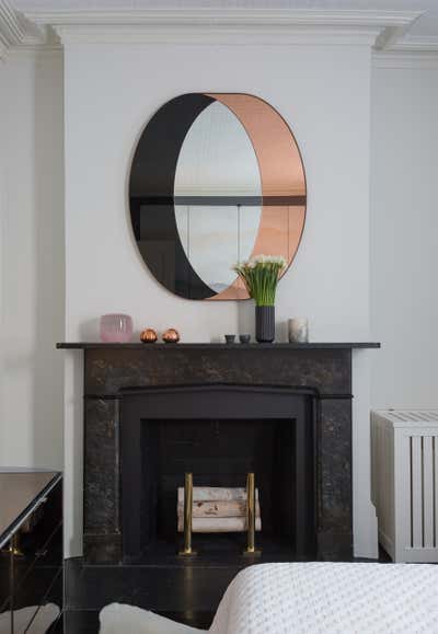 Contemporary Apartment Bedroom. West Village Pied-a-Terre by Lucy Harris Studio.