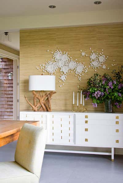  Modern Vacation Home Dining Room. Bridgehampton Beach House by Amy Lau Design.