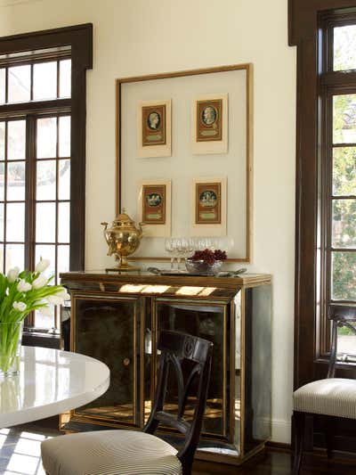  Eclectic Traditional Bachelor Pad Dining Room. Essex Project by Andrew Brown Interiors.
