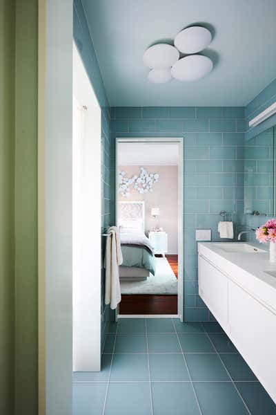  Contemporary Vacation Home Bathroom. Bridgehampton Residence by Amy Lau Design.