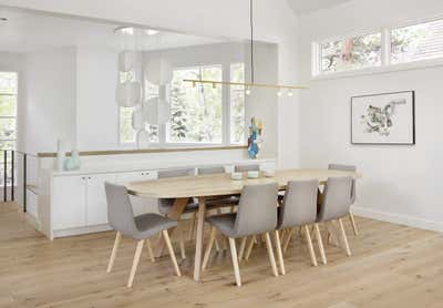  Contemporary Family Home Dining Room. Artist's Haven by Joe McGuire Design.