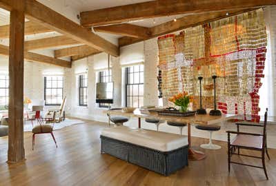  Contemporary Family Home Open Plan. Long Island Loft  by Vicente Wolf Associates, Inc..
