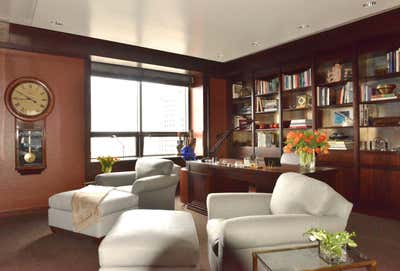  Contemporary Apartment Office and Study. Large Family Apartment by Vicente Wolf Associates, Inc..