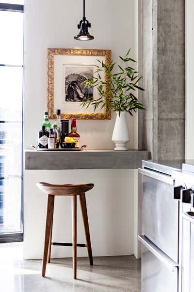  Industrial Minimalist Apartment Kitchen. Mercer Loft by JHL Design.