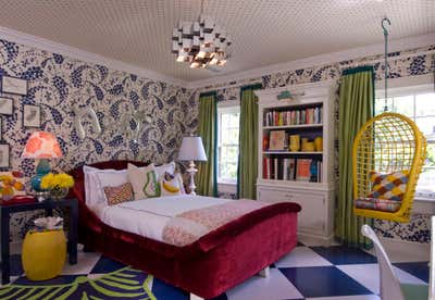  Traditional Family Home Bedroom. River Oaks by Ann Wolf Interior Decoration.
