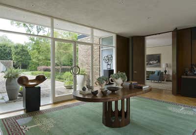  Mid-Century Modern Family Home Entry and Hall. West Lane by Ann Wolf Interior Decoration.