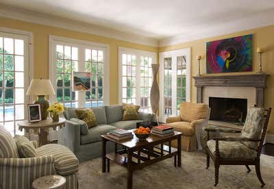  Traditional Family Home Living Room. Stablewood by Ann Wolf Interior Decoration.