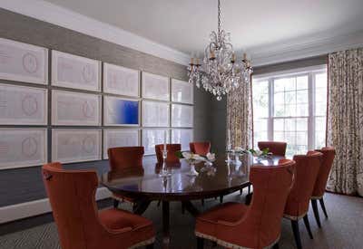  Traditional Family Home Dining Room. Stablewood by Ann Wolf Interior Decoration.