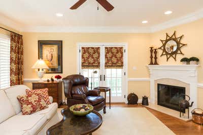  Traditional Family Home Living Room. Traditional Residence Williamsburg, VA by Elegant Designs Inc..