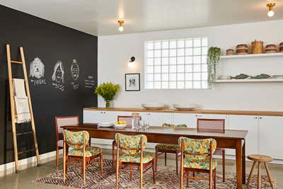  Eclectic Office Kitchen. Irene Neuwirth Office by Sarah Shetter Design, Inc..