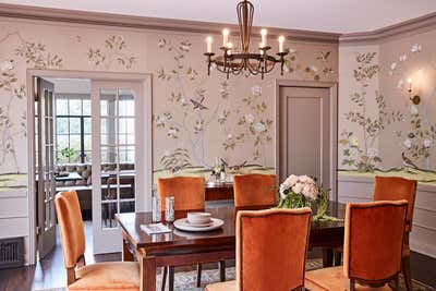 Mediterranean Family Home Dining Room. Las Palmas House by Sarah Shetter Design, Inc..