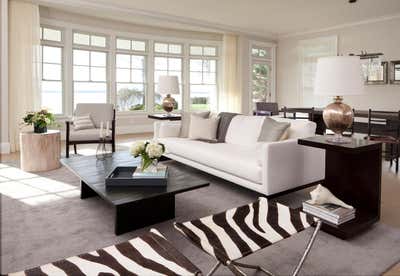  Contemporary Vacation Home Living Room.  Waterfront on the North Fork by Purvi Padia Design.