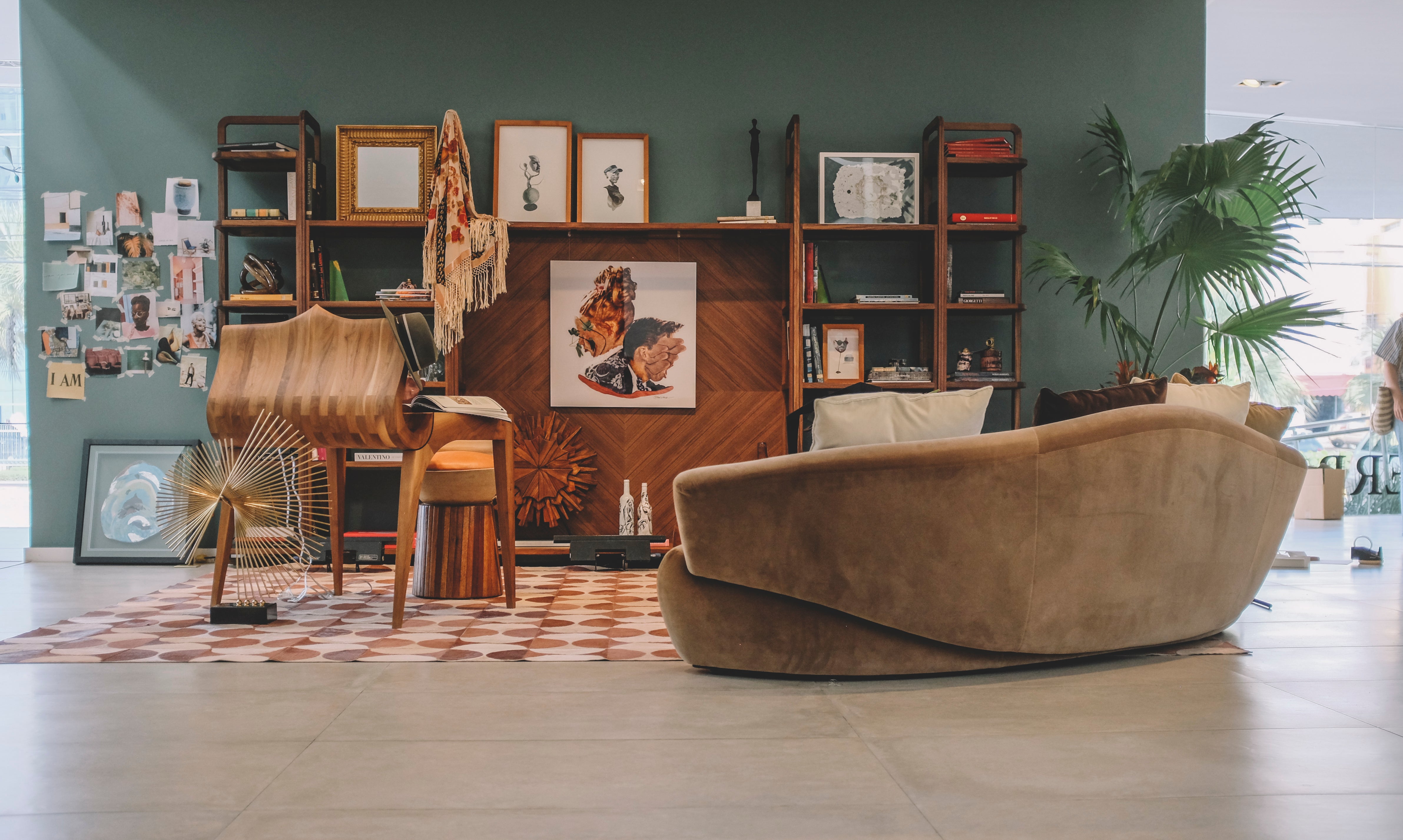 Eclectic Office and Study