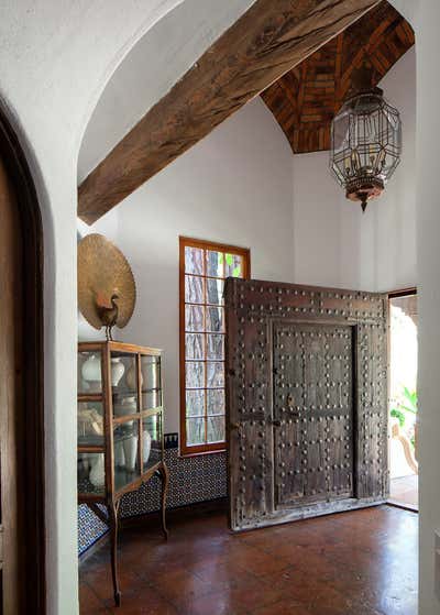  Mediterranean Family Home Entry and Hall. Malibu Residence by Sarah Shetter Design, Inc..