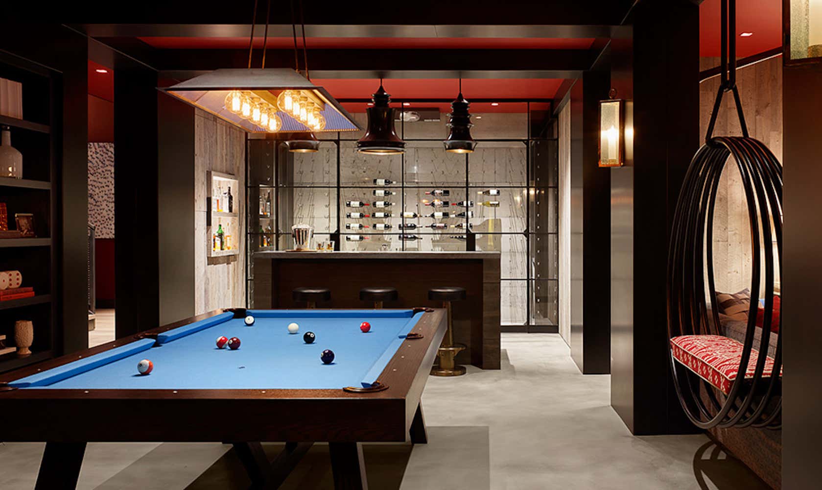 Industrial Bar and Game Room