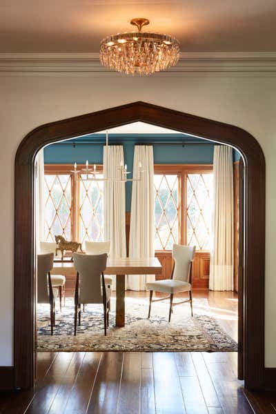 Eclectic Family Home Dining Room. 1917 Hancock Park Adobe by Sarah Shetter Design, Inc..