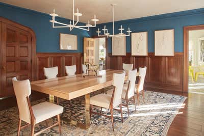 Eclectic Dining Room. 1917 Hancock Park Adobe by Sarah Shetter Design, Inc..