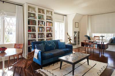  Eclectic Family Home Office and Study. 1917 Hancock Park Adobe by Sarah Shetter Design, Inc..