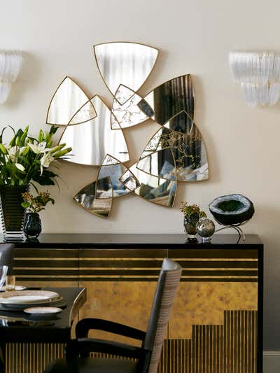  Mid-Century Modern Family Home Dining Room. Townhouse II by JDK Interiors.