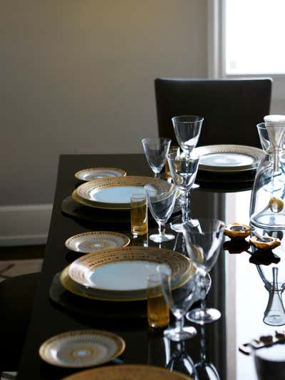  Art Deco Family Home Dining Room. Townhouse II by JDK Interiors.
