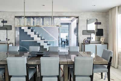  Mid-Century Modern Family Home Dining Room. Townhouse I by JDK Interiors.