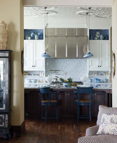  Eclectic Family Home Kitchen. Blue Water by Soucie Horner, Ltd..